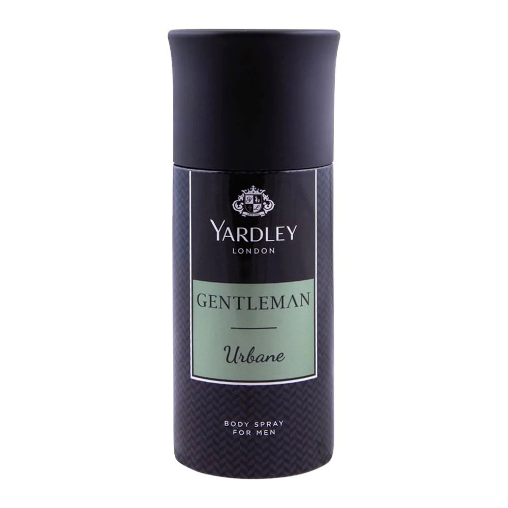 Yardley Gentleman Urbane Deodorant Body Spray, 150Ml