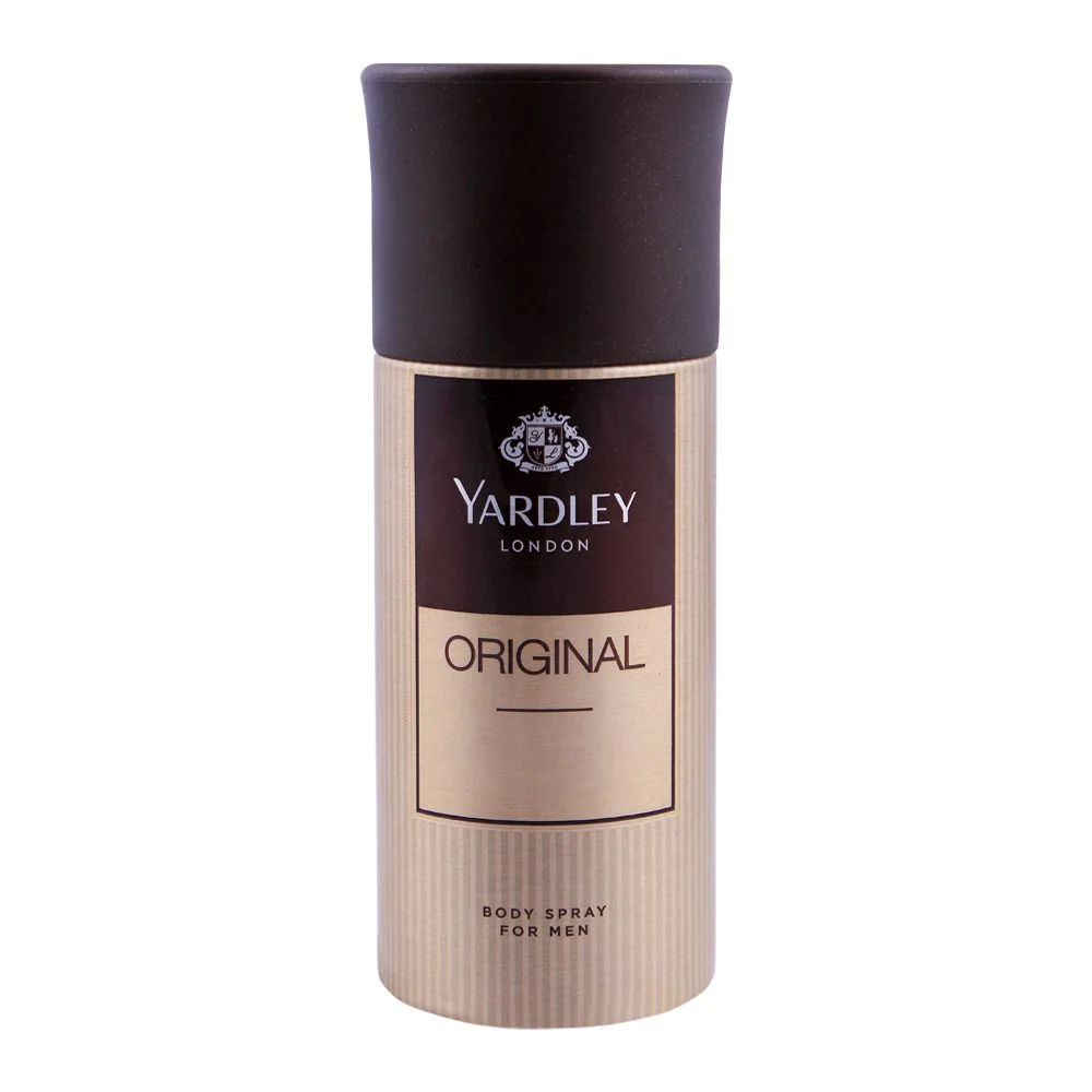 Yardley Original Deodorant Body Spray For Men, 150Ml