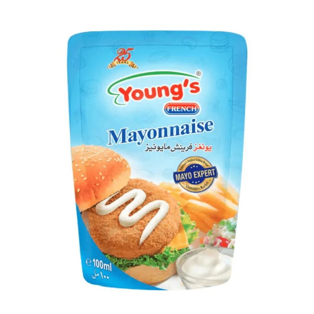 Youngs French Mayonnaise Pouch -100Ml