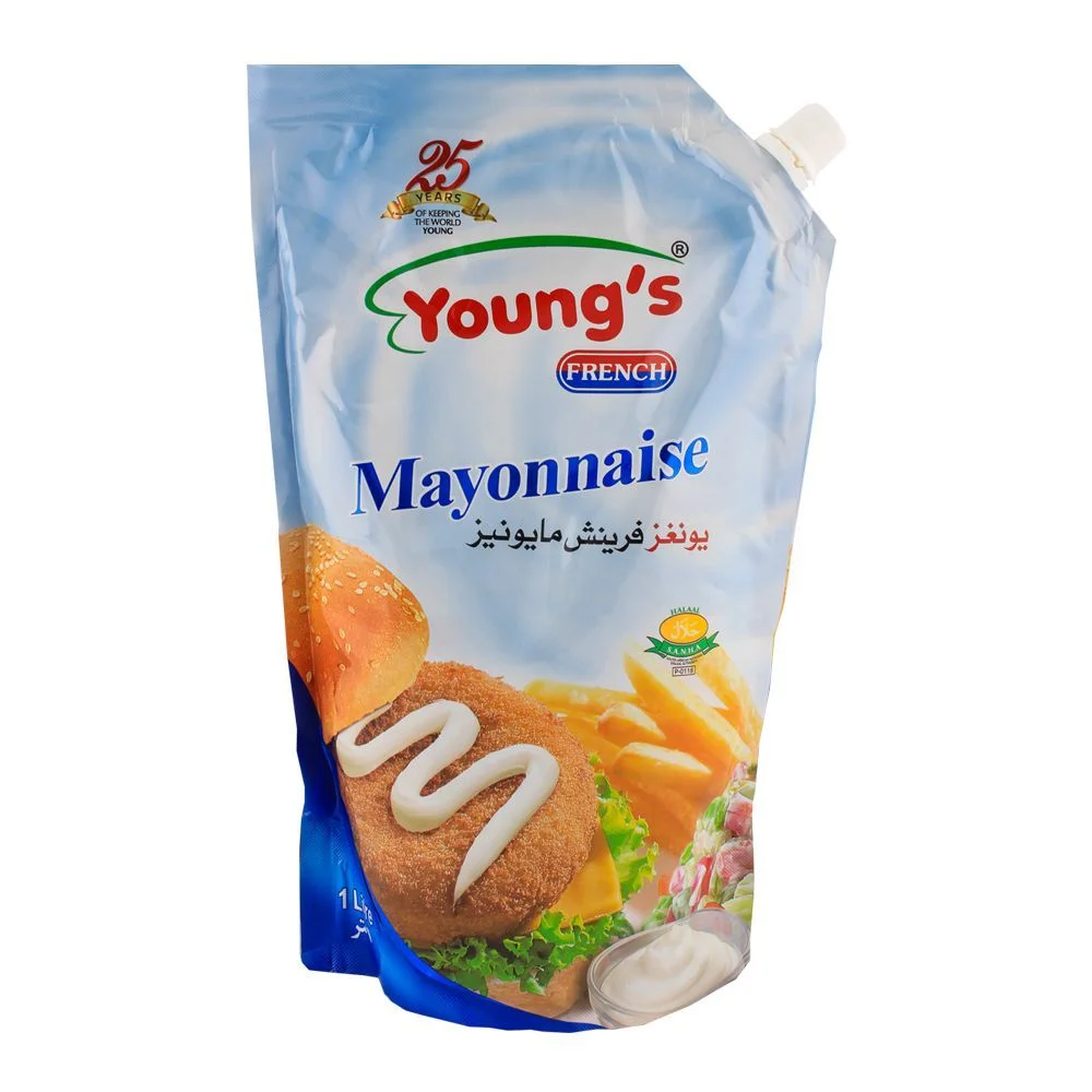 Young'S French Mayonnaise Pouch -1Litre