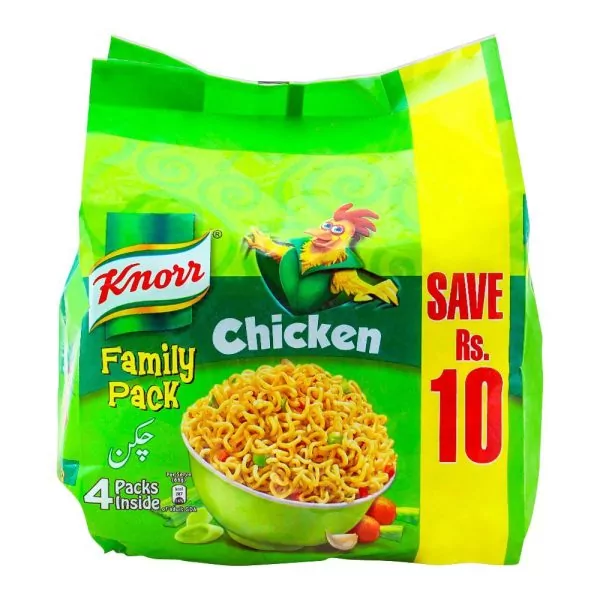 knorr Noodles Chicken Family Pack 4x66gms