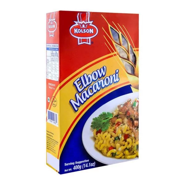 kolson Macaroni Elbow 400gms Box