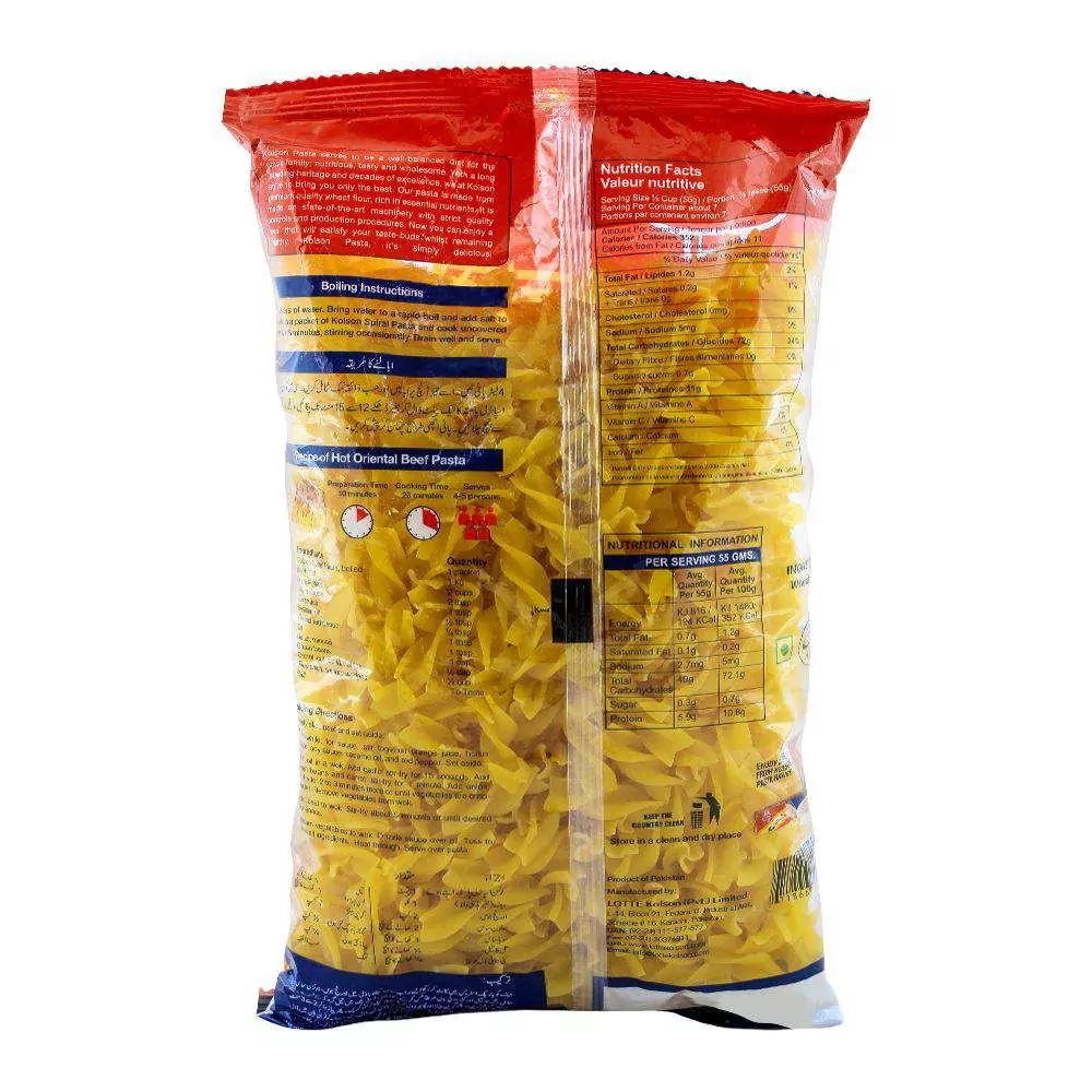 Kolson Macaroni Spiral 400Gms A