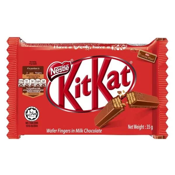 nestle kitkat 4 finger chocolate