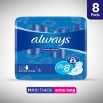 Always Pads Maxi Thick Extra Long 8pcs Pack