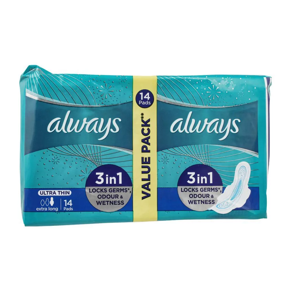 Always Pads Ultra Extra Long Value Pack 14Pcs