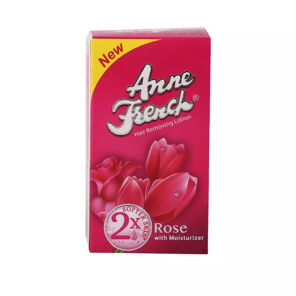 Anne French Hair Removing Moisturizing Rose Lotion 80gm