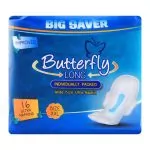 Butterfly Long Wide Size Ultra Napkins XXL 16-Pack