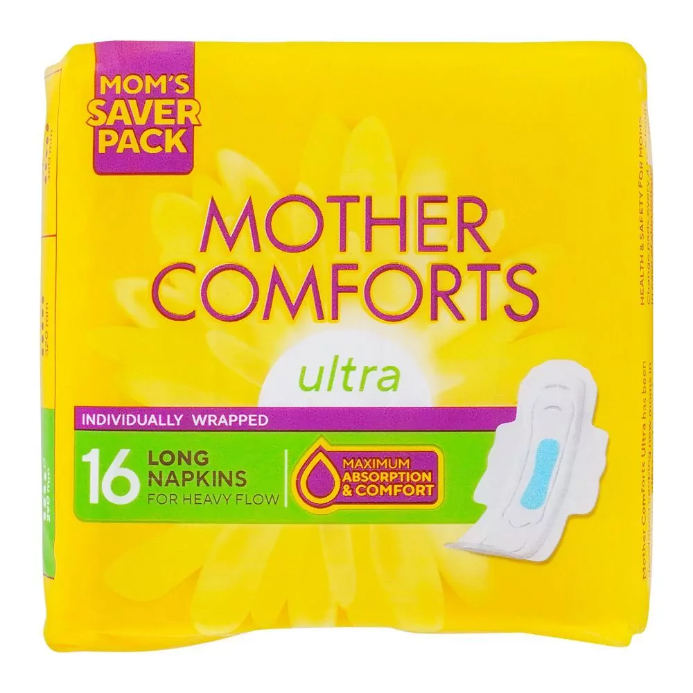 Butterfly Mother Comforts Ultra Long Napkins 16'S