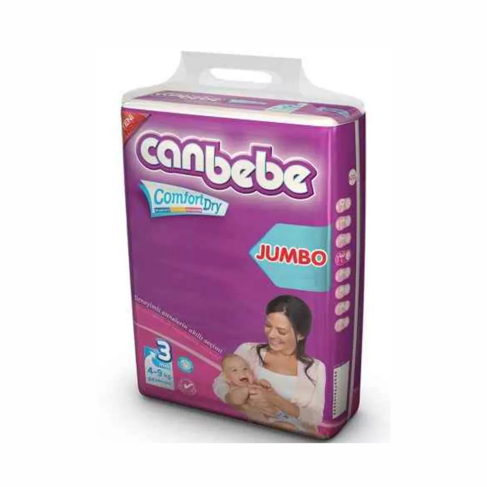 Canbebe Diapers Size 3 Midi (64 Pcs) Jumbo Pack