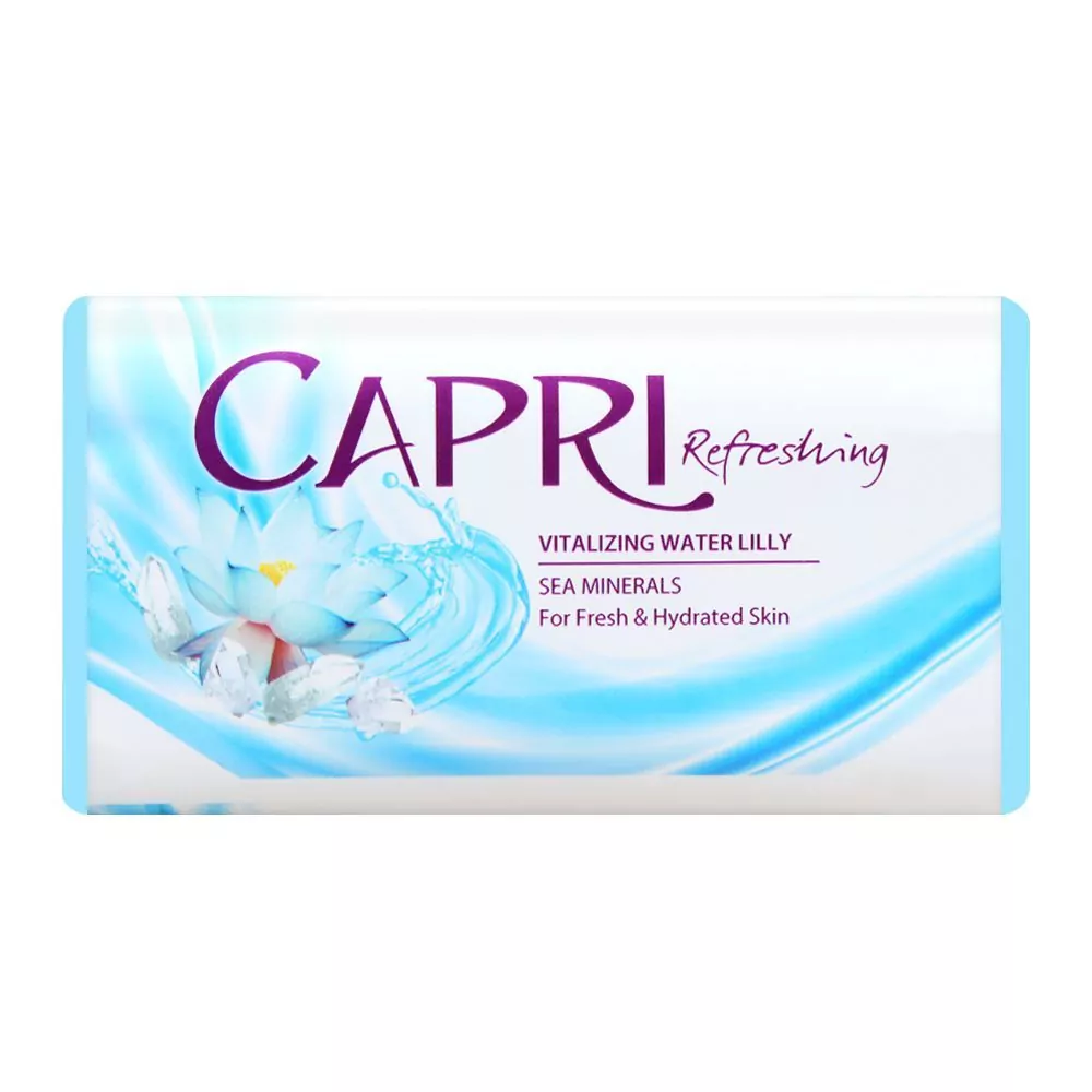 Capri Refreshing Vitalizing Water Lily Soap – 130G