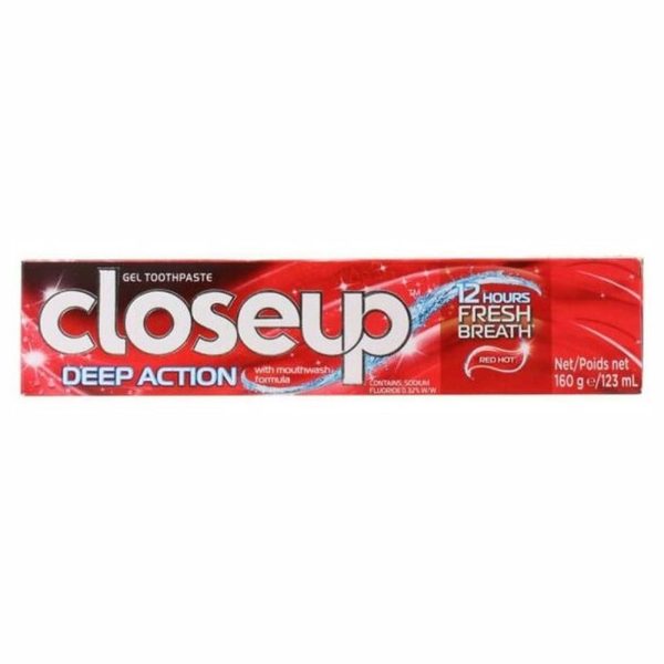 Close up Toothpaste Red Hot Deep Action 160gm