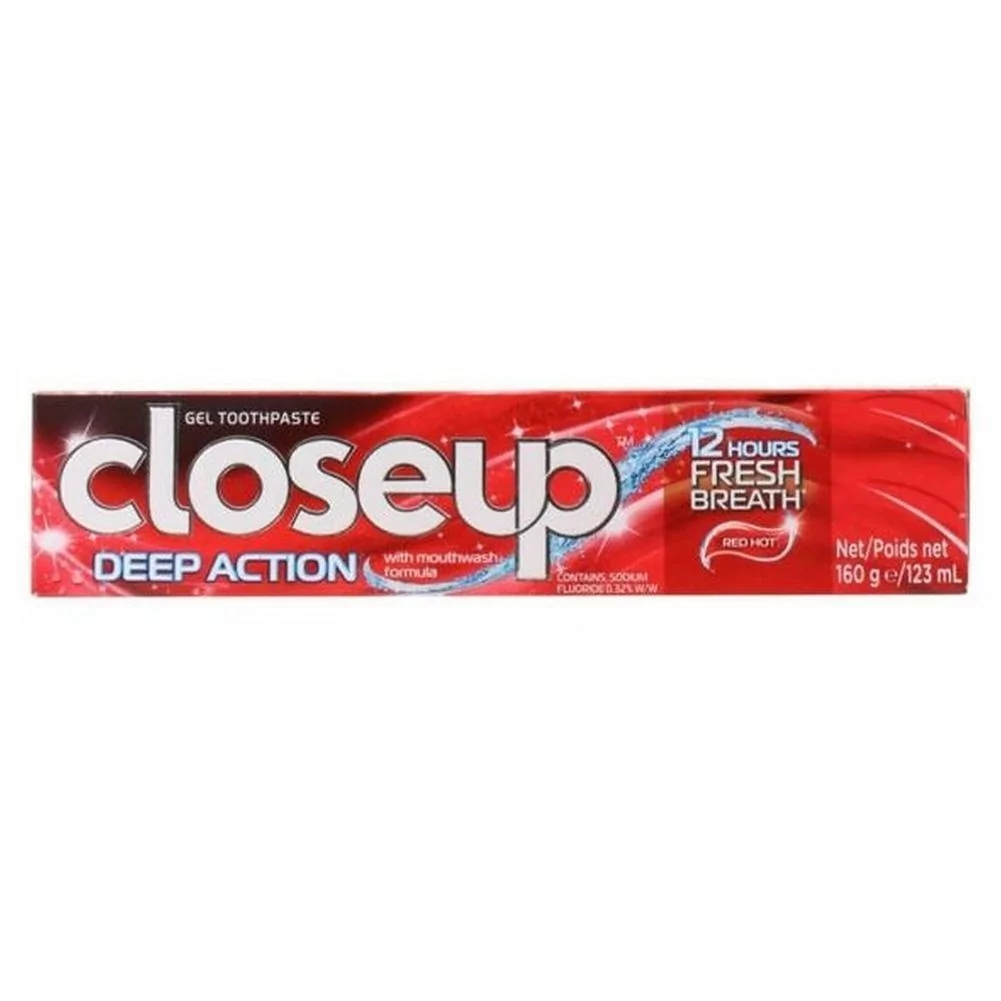 Close Up Toothpaste Red Hot Deep Action 160Gm