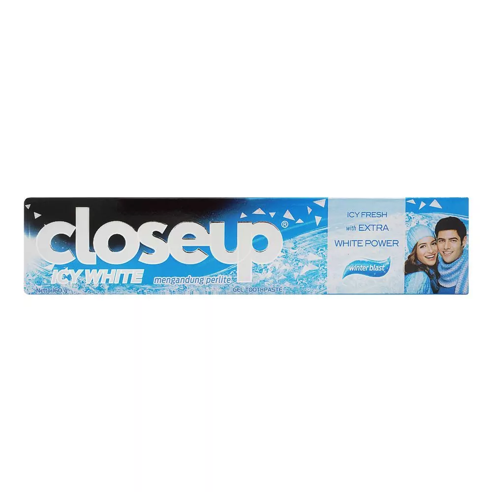 Closeup Icy White Winter Blast Gel Toothpaste, Imported, 160G