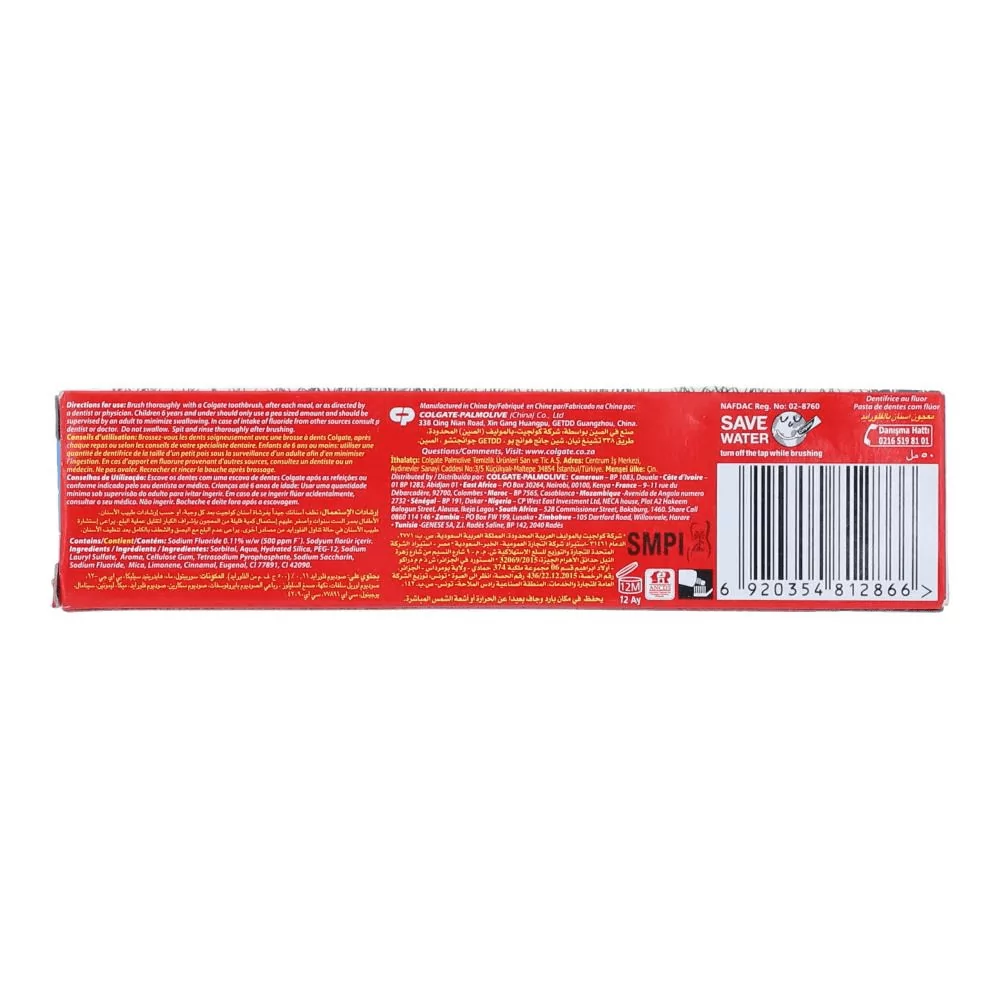 Closeup Toothpaste Red Hot 50Ml