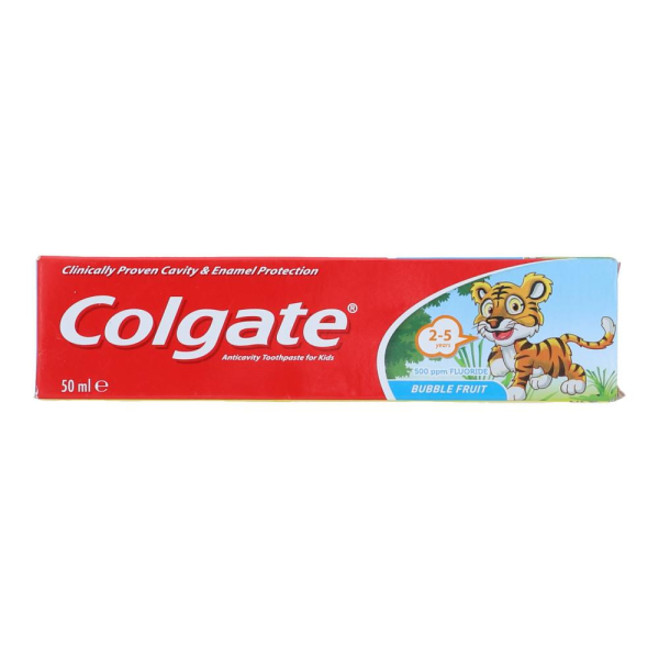 Colgate Junior 2-5 Year Bubble Fruit Tooth Paste, 50g