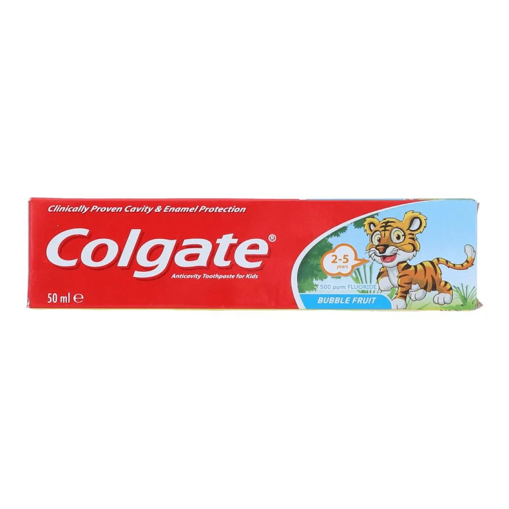 Colgate Junior 2-5 Year Bubble Fruit Tooth Paste, 50G