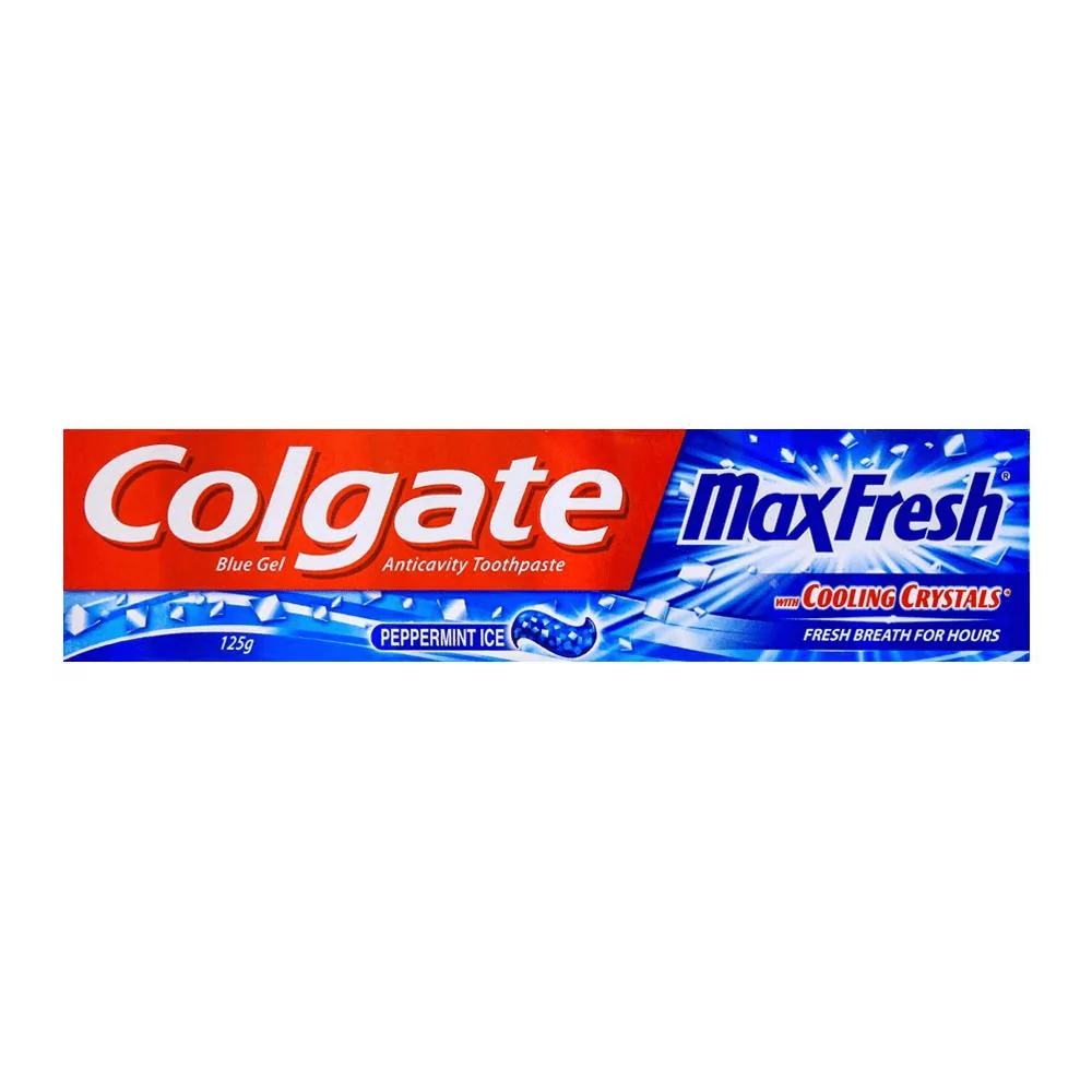 Colgate Maxfresh Blue Gel Peppermint Ice Toothpaste 125Gm