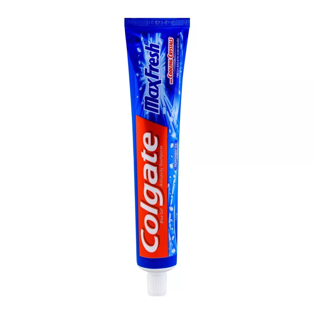 Colgate Maxfresh Blue Gel Peppermint Ice Toothpaste 125Gm A