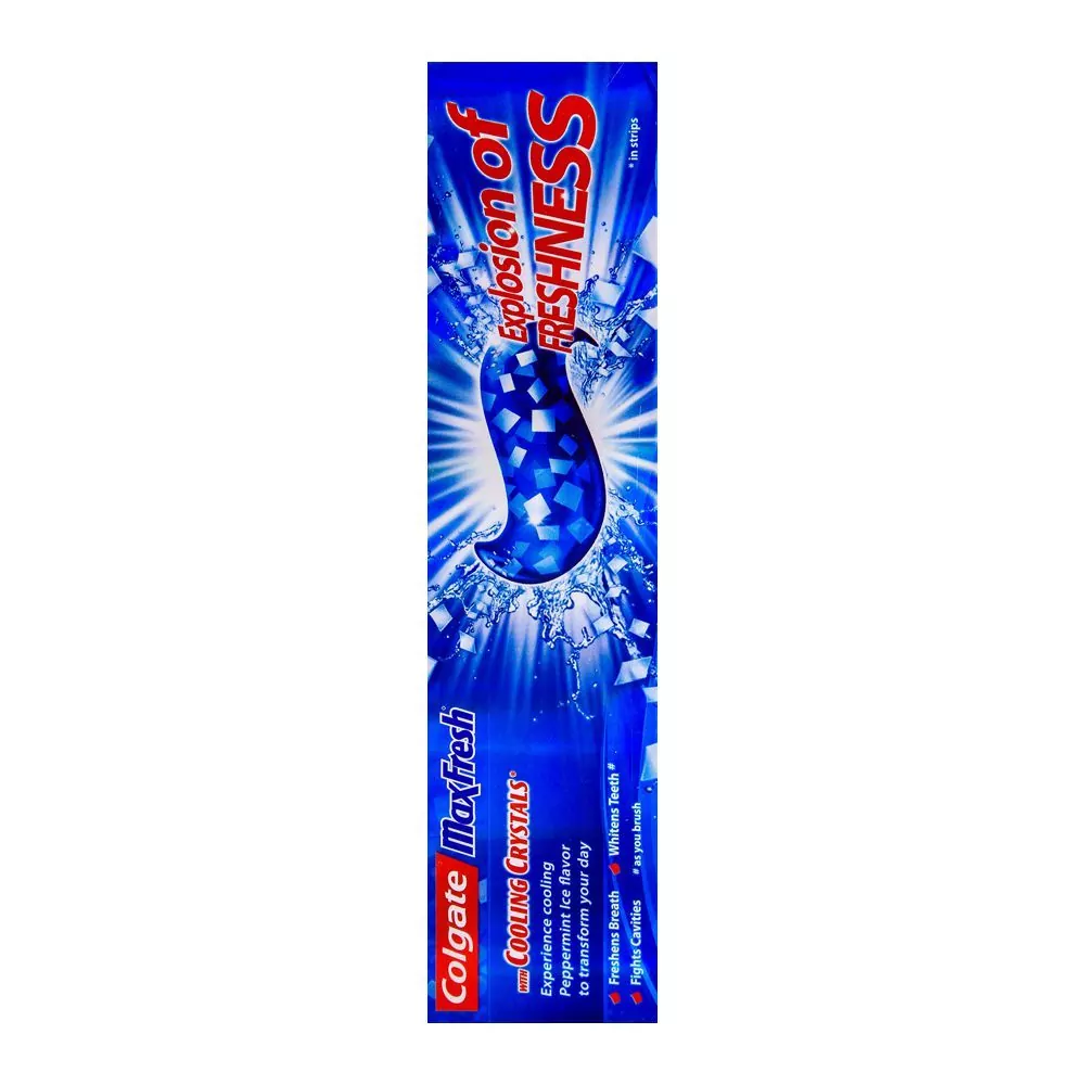 Colgate Maxfresh Blue Gel Peppermint Ice Toothpaste 125Gm