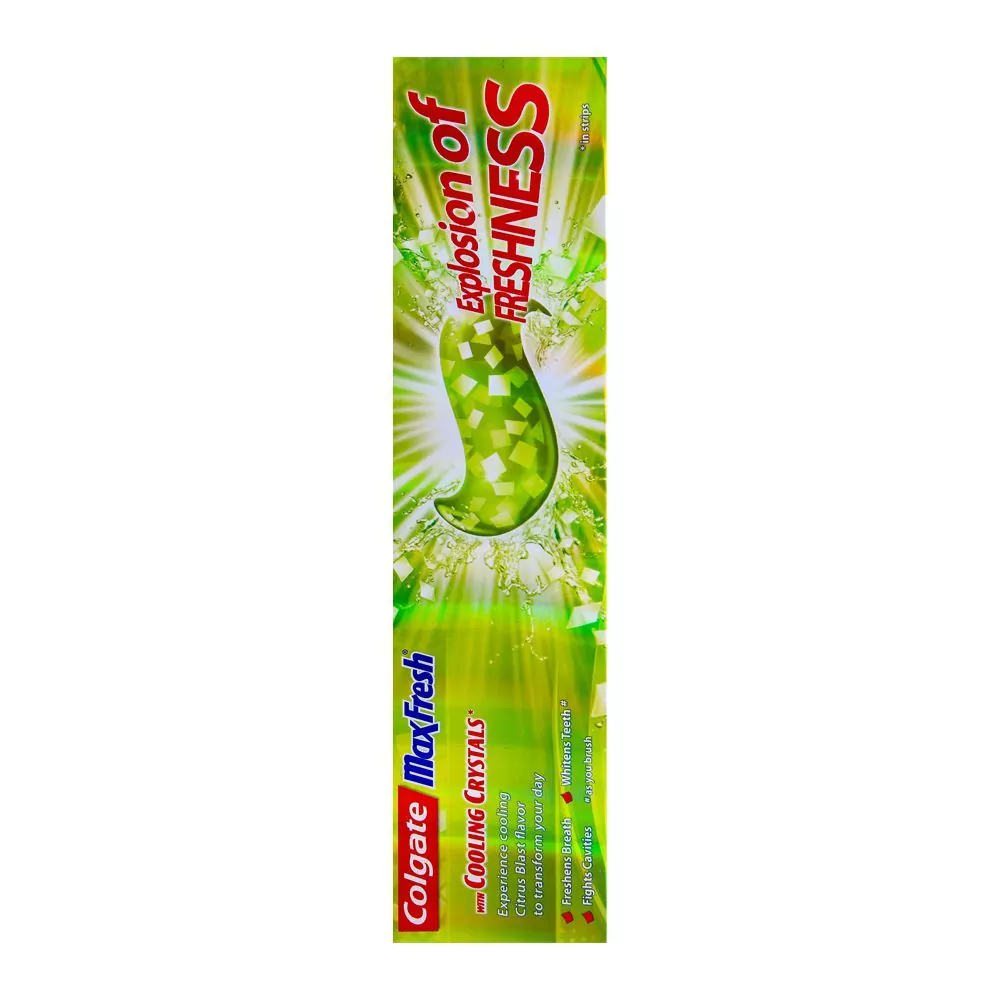 Colgate Maxfresh Green Gel Citrus Blast Toothpaste 125Gm