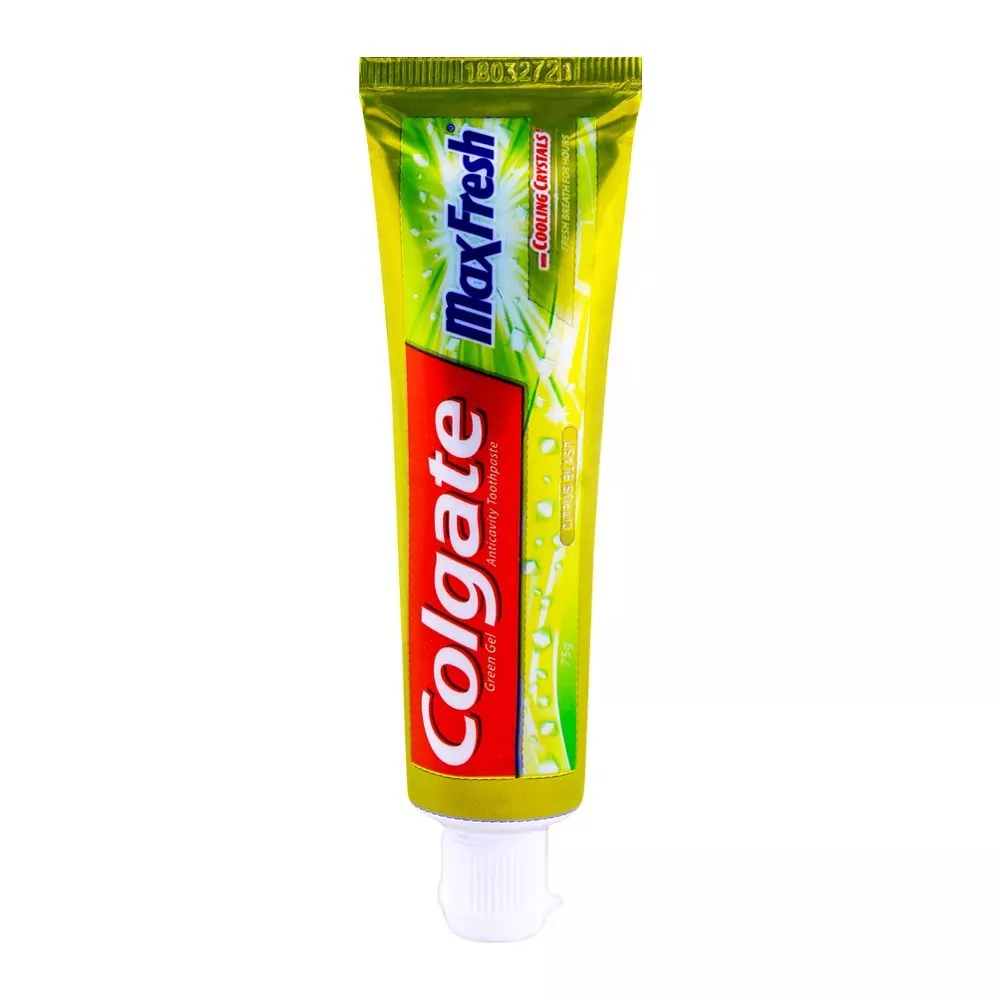 Colgate Maxfresh Green Gel Citrus Blast Toothpaste 75Gm