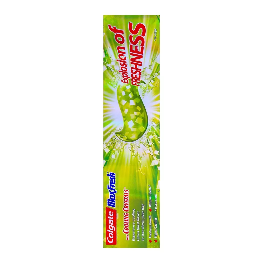 Colgate Maxfresh Green Gel Citrus Blast Toothpaste 75Gm