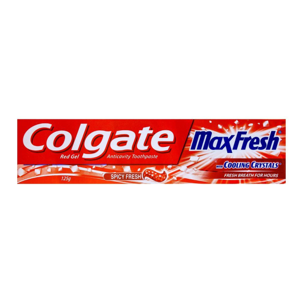 Colgate MaxFresh Red Gel Toothpaste Spicy Fresh 125gm