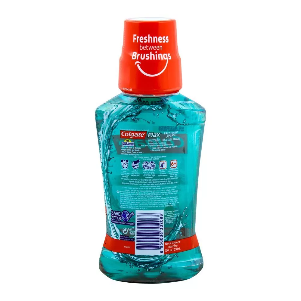 Colgate Plax Fresh Mint Mouthwash 250Ml Basic