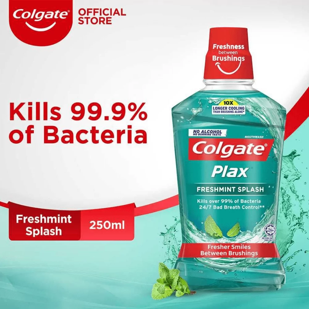 Colgate Plax Fresh Mint Mouthwash 250Ml Basic