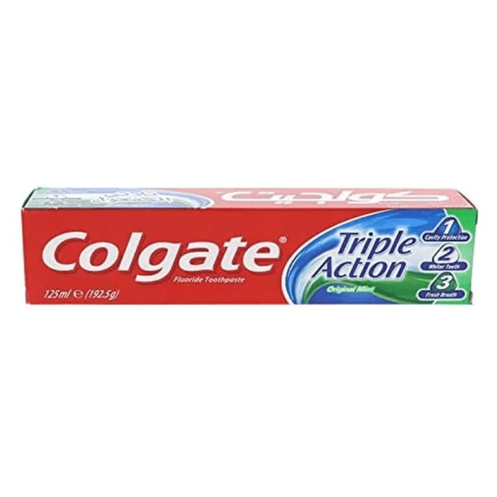 Colgate Triple Action Original Mint Toothpaste, 192.5G