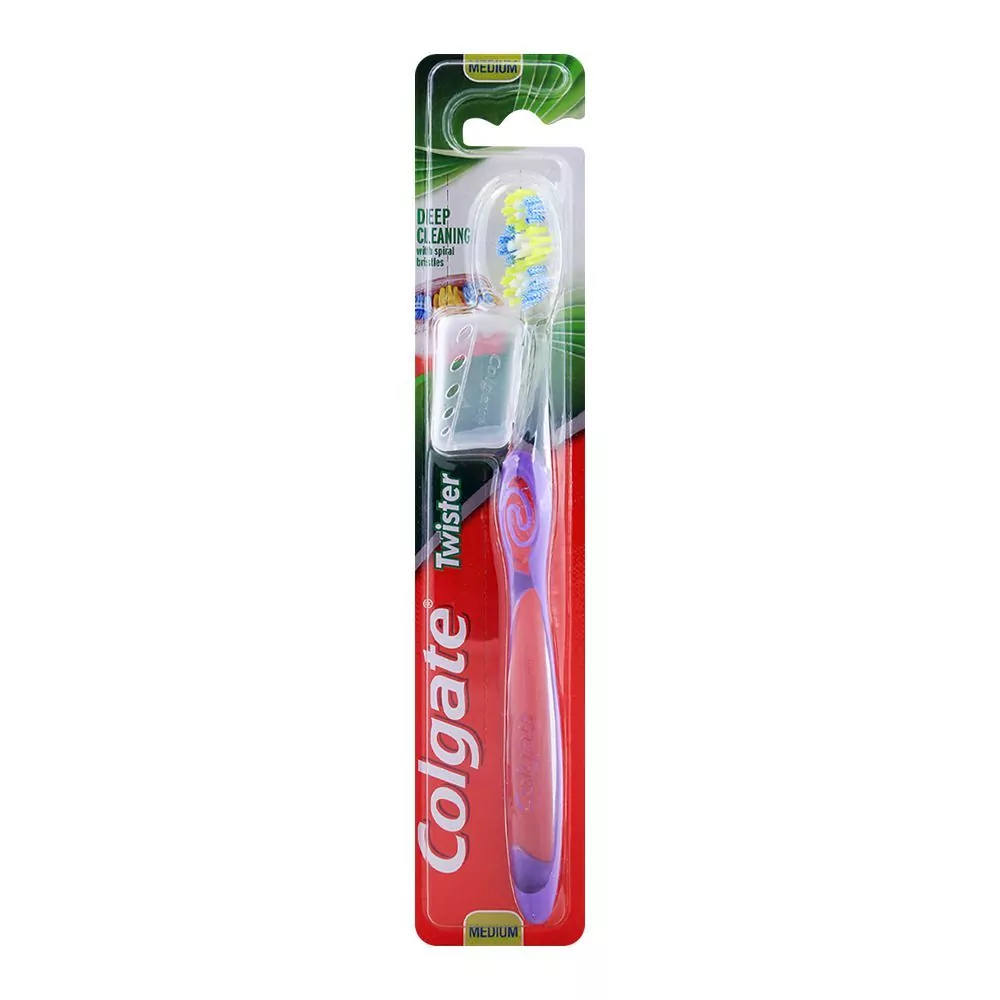 Colgate Twister Deep Cleaning Medium Toothbrush