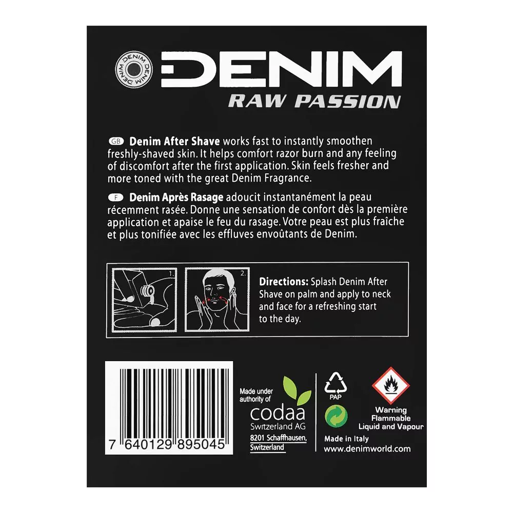 Denim Raw Passion After Shave 100Ml A