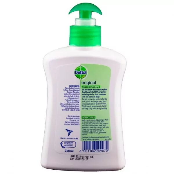 Dettol Liquid Hand Wash Original 250ml