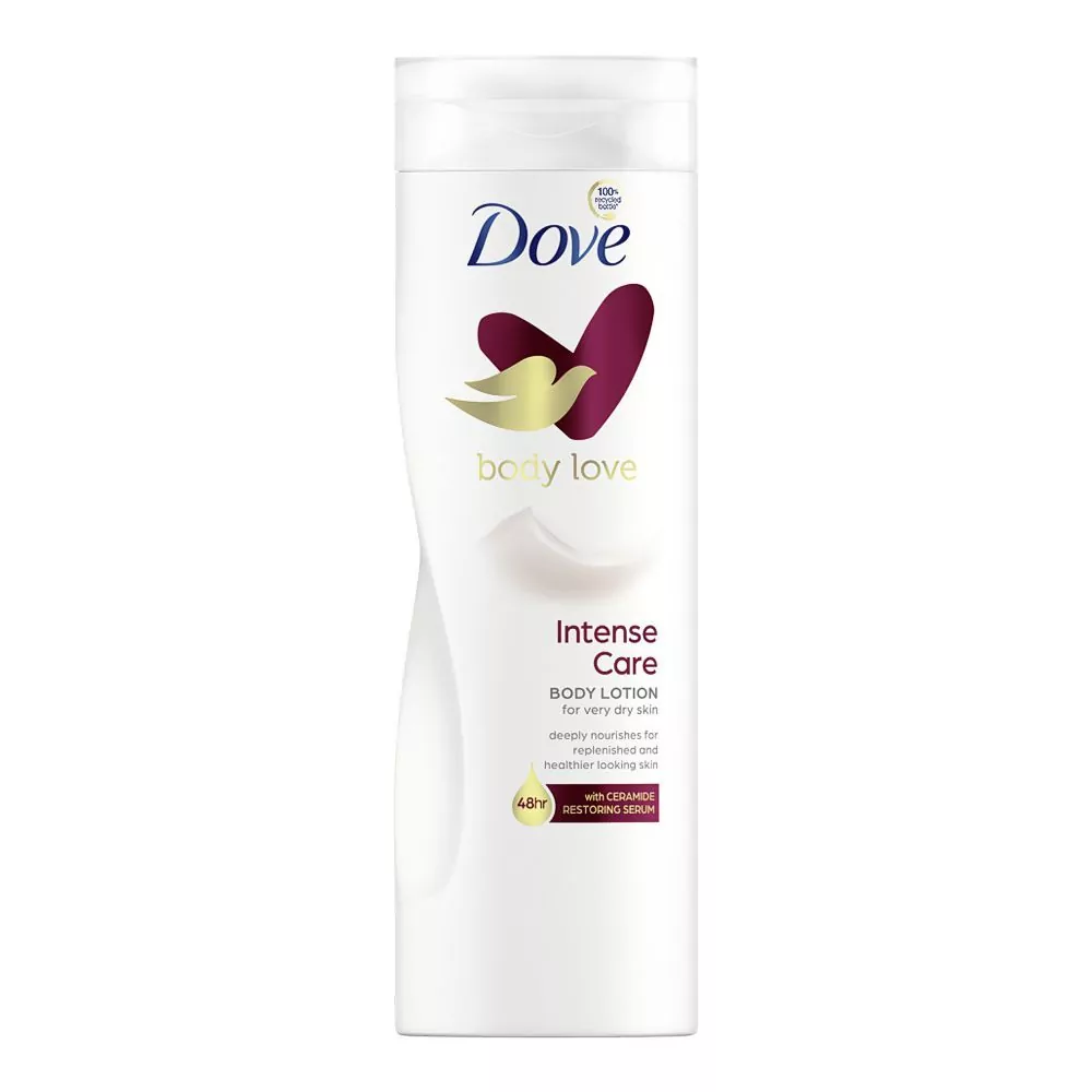 Dove Body Love Intense Care Body Lotion With Ceramide Restoring Serum, 400Ml