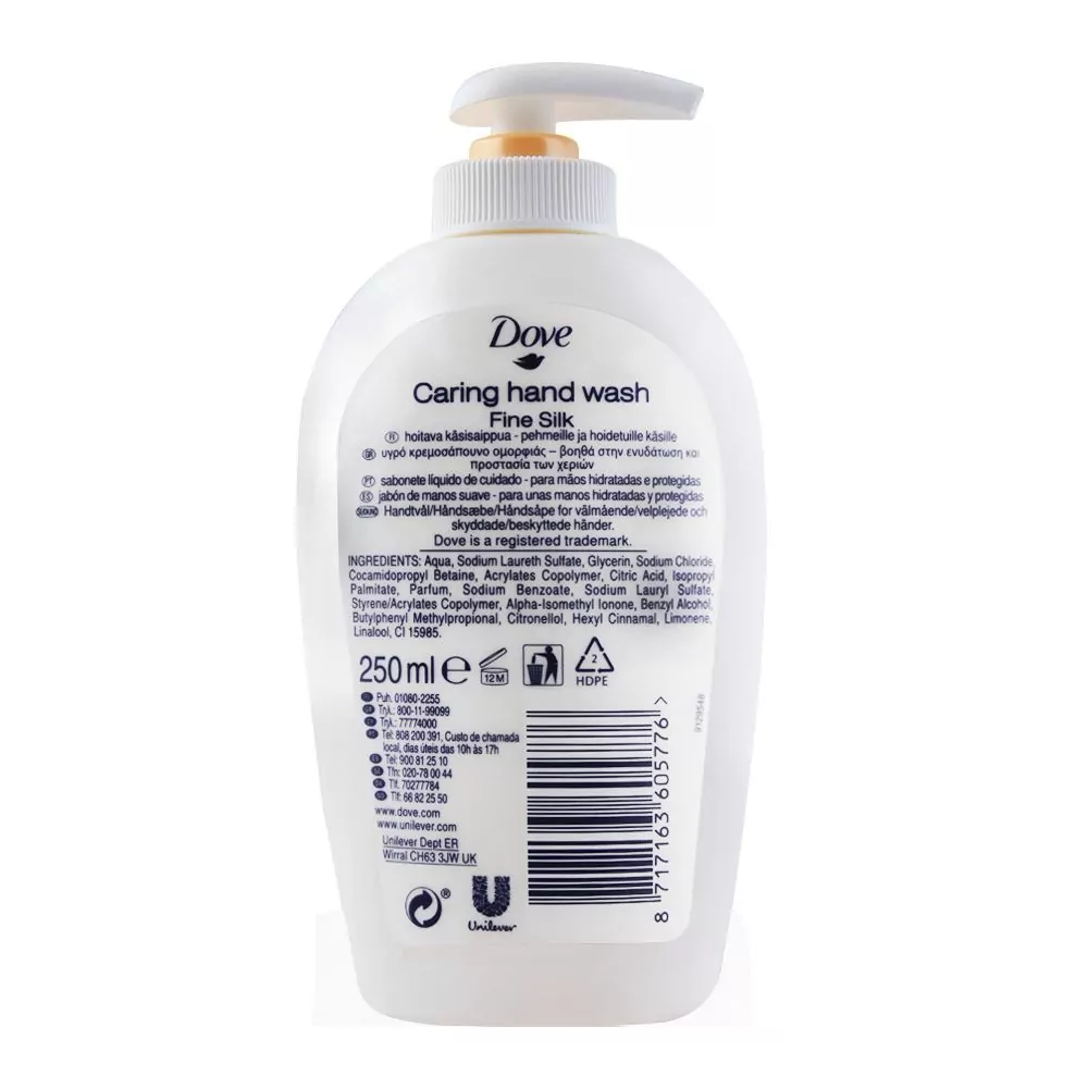 Dove Hand Wash Fine Silk 250Ml A