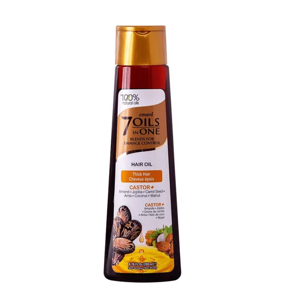 Emami Hair Oil Castor Plus 7In1 Damge Control 200Ml