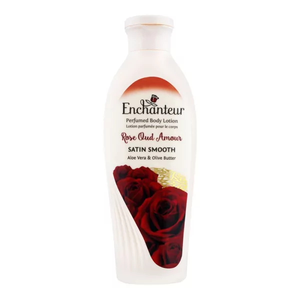 Enchanteur Rose Oud Amour Moisture Silk Perfumed Body Lotion, 250ml