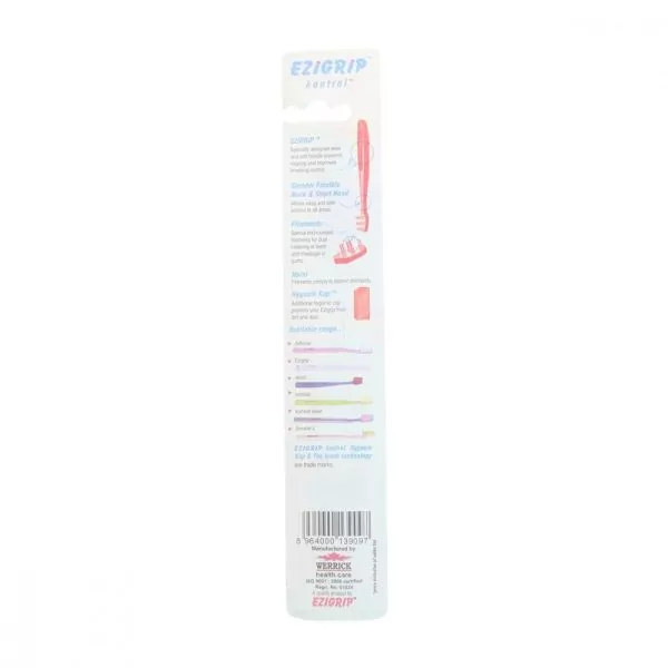 Ezigrip Kontrol Tooth Brush Medium