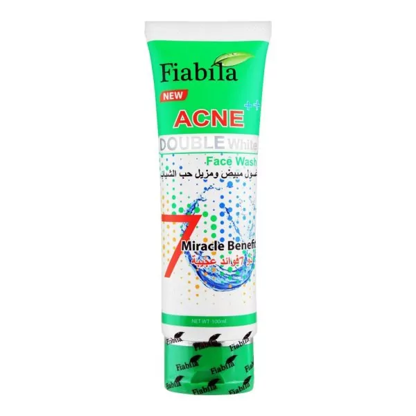 Fiabila Acne Double White Face Wash 100ml