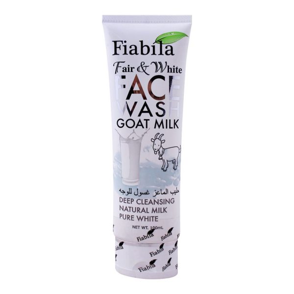 Fiabila Fair & White Face Wash Goat Milk 100ml