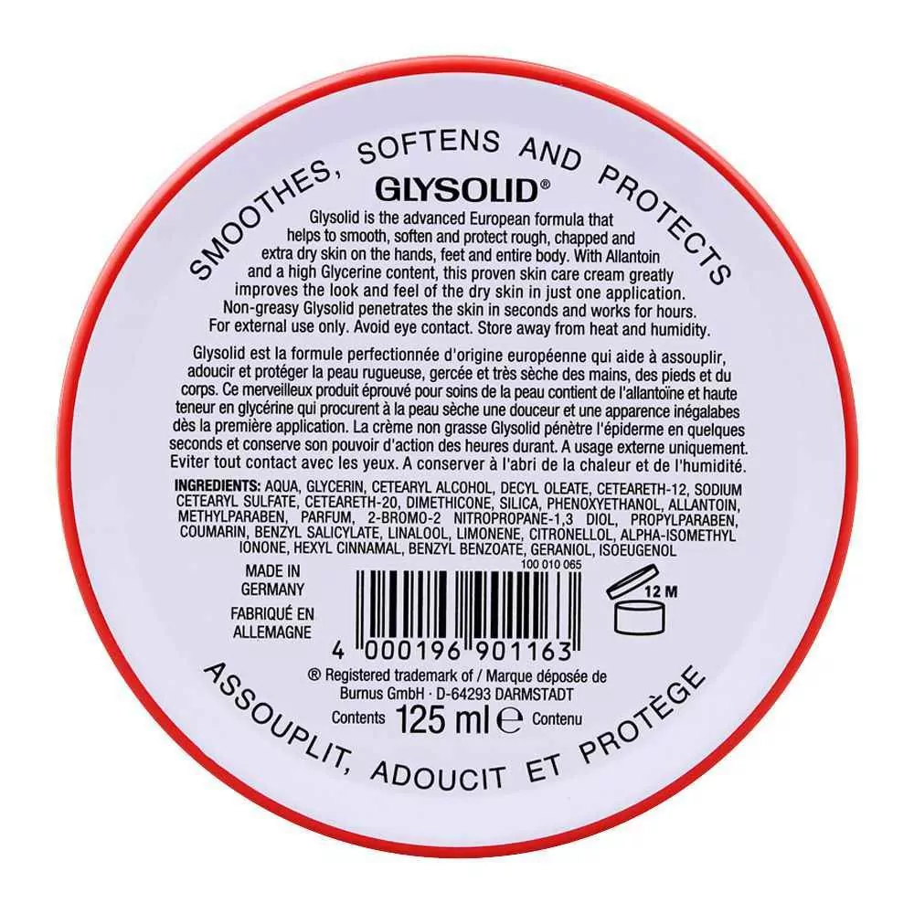 Glysolid Skin Cream, 125Ml