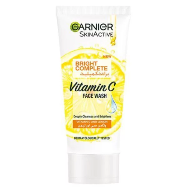 Garnier Skin Active Bright Complete Vitamin C Face Wash, 100ml