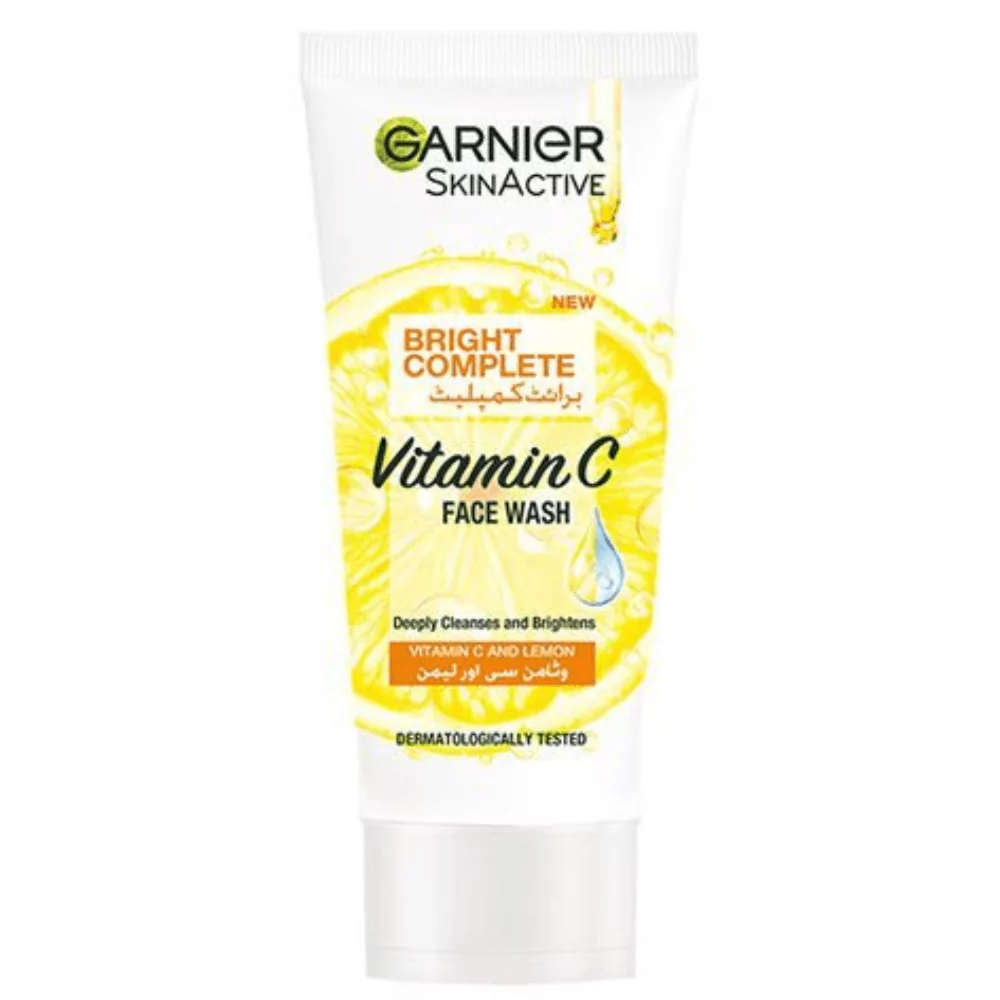 Garnier Skin Active Bright Complete Vitamin C Face Wash, 100Ml