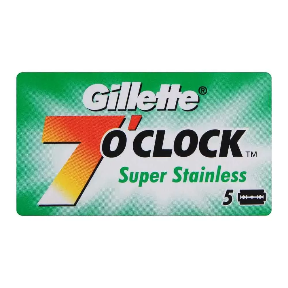 Gillette 7 O'Clock Super Stainless 5 Blades Pack