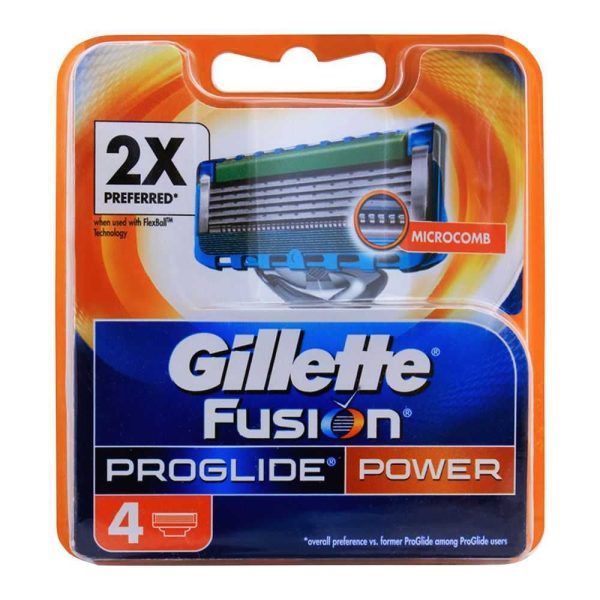 Gillette Fusion Proglide Power 4pc