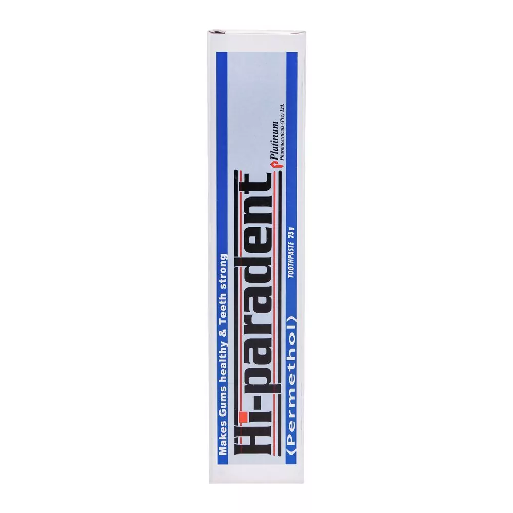 Hi-Paradent Toothpaste Permethol 75Gm