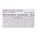 HI-Paradent Toothpaste Permethol 75gm