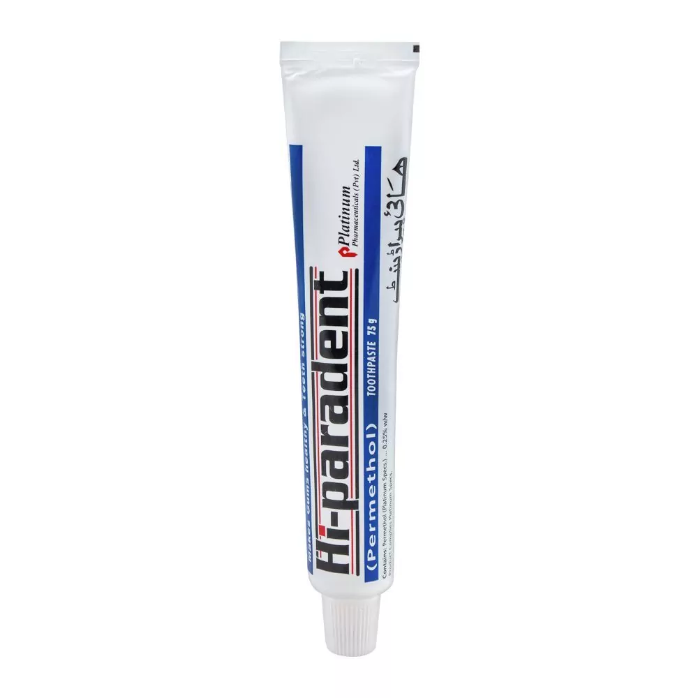 Hi-Paradent Toothpaste Permethol 75Gm