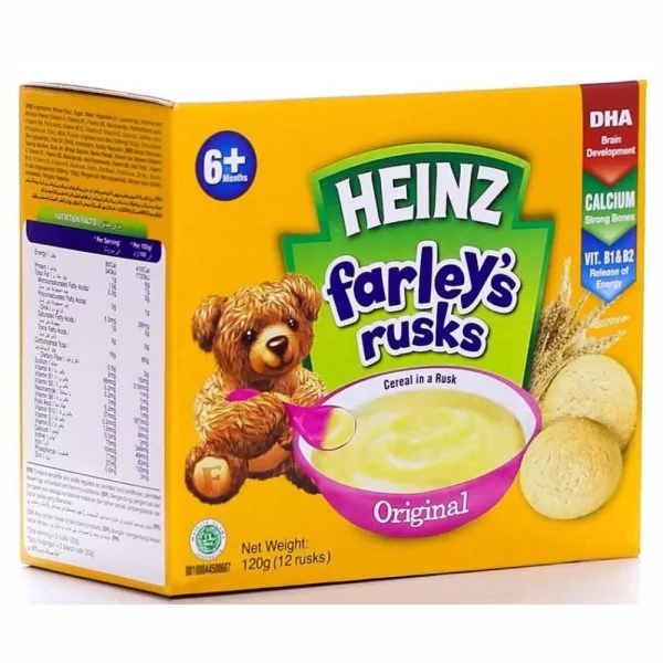 Heinz Farleys Rusk Original 12pc 120gm